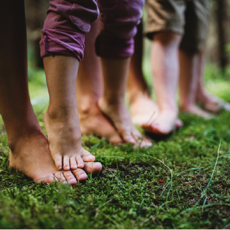 Do you get your bare feet on the Earth?